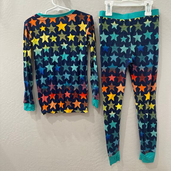 Little Sleepies Blue Star Bamboo Pajamas - Picture 7 of 8